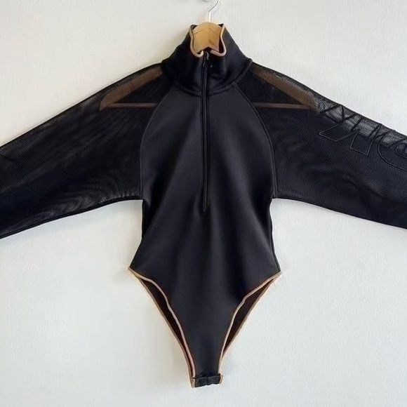 Adidas x Ivy Park Mesh Sleeve Bodysuit - Picture 2 of 8